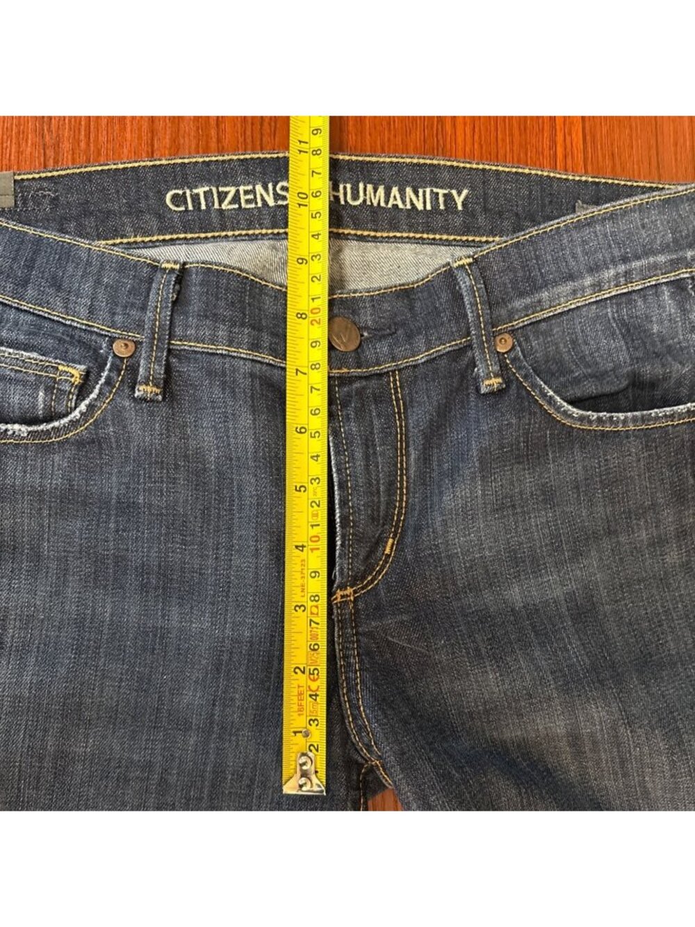 Citizens of Humanity Kelly Bootcut Jeans Womens 27 Dark Wash Low Rise - Picture 8 of 12